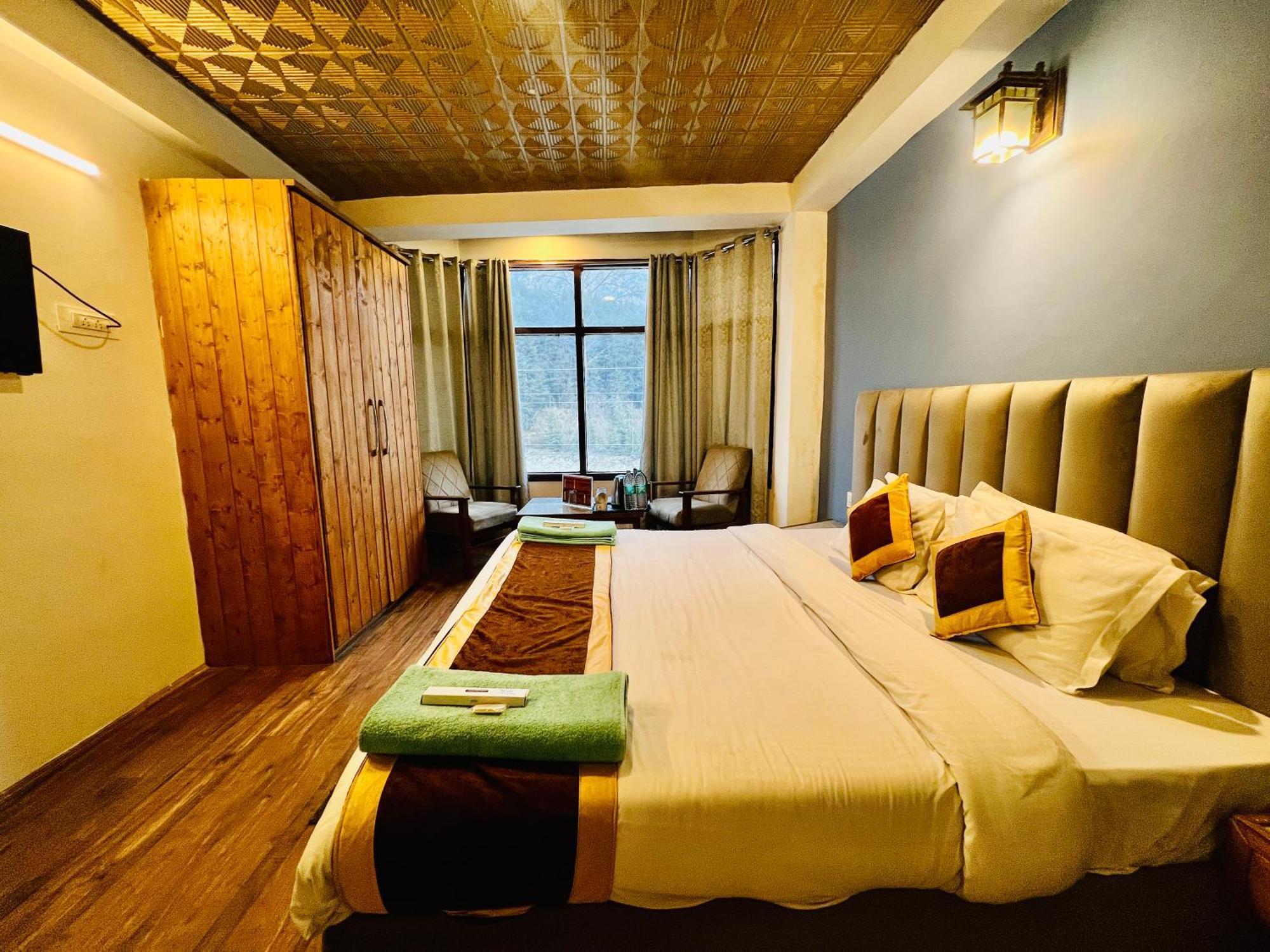 Hotel Green Link -#Near Volvo Bus Stand #Mountain View #River View #Open Terrace Manali  Ngoại thất bức ảnh